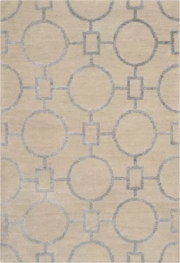 Safavieh Trendy Transitional Indoor Handgeknoopt Vloerkleed Stonewash Collectie STW202 in Beige 122 X 183 cm