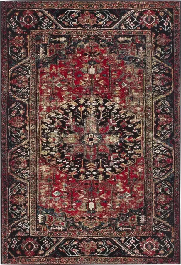 Safavieh Vintage Hamadan Indoor Geweven Vloerkleed Perzische Collectie VTH215 in Rood & Multi 160 X 229 cm