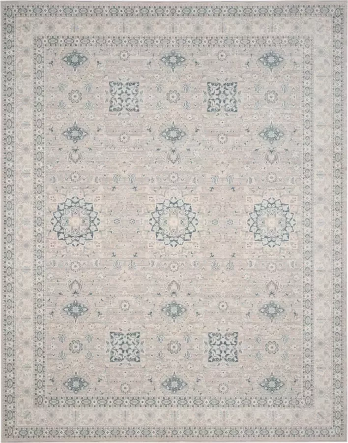 Safavieh Vintage Inspired Indoor Woven Area Rug Archive Collection ARC671 in Grijs & Blauw 244 X 305 cm