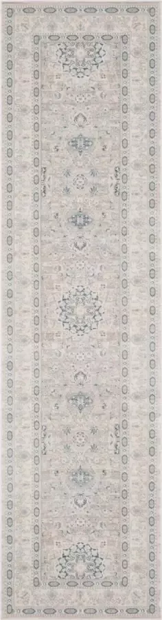 Safavieh Vintage Inspired Indoor Woven Area Rug Archive Collection ARC671 in Grijs & Blauw 66 X 244 cm