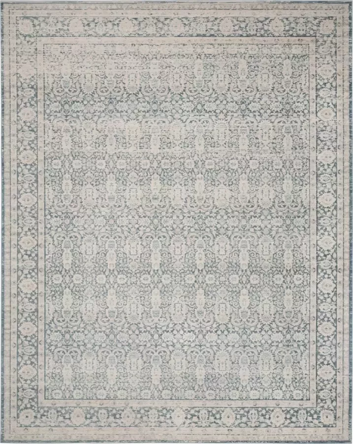 Safavieh Vintage Inspired Indoor Woven Area Rug Archive Collection ARC674 in Blauw & Grijs 274 X 366 cm