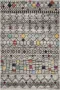Safavieh Modern Geometrisch Indoor Geweven Vloerkleed Adirondack Collectie ADR253 in Ivoor & Grijs 122 X 183 cm - Thumbnail 10