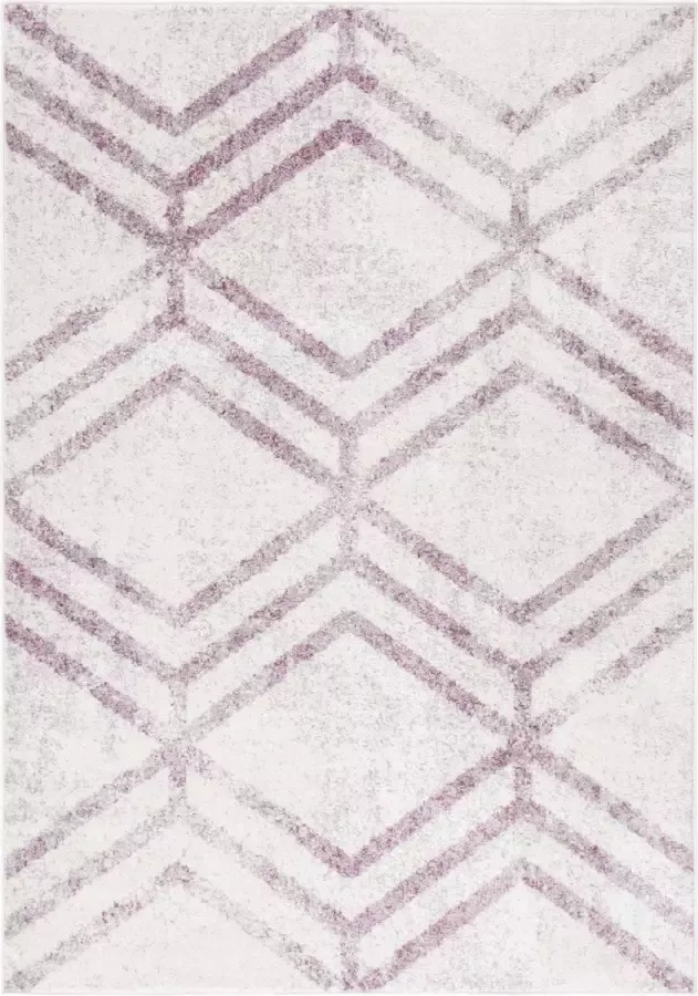 Safavieh Modern Geometrisch Indoor Geweven Vloerkleed Adirondack Collectie ADR253 in Ivoor & Grijs 122 X 183 cm - Foto 3