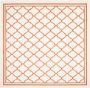 Safavieh Marokkaans Trellis Vloerkleed voor Binnen Amherst Collectie AMT422 in Beige & Oranje 213 X 213 cm - Thumbnail 2