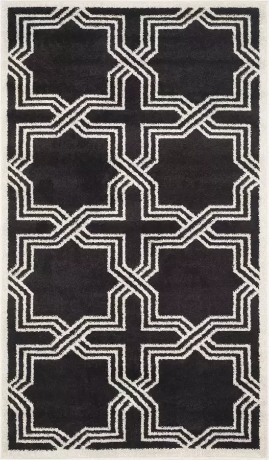 Safavieh Marokkaans Trellis Geweven Tapijt voor Binnen- Outdoorgebruik Amherst collectie AMT422 in Tarwe & Beige 183 X 274 cm - Foto 9