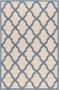 Safavieh Trellis Indoor Outdoor Geweven Gebiedsdeken Beachhouse Collectie BHS122 in Crème & Olijf 201 X 201 cm - Thumbnail 2