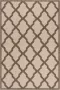 Safavieh Trellis Indoor Outdoor Geweven Gebiedsdeken Beachhouse Collectie BHS122 in Crème & Olijf 201 X 201 cm - Thumbnail 5