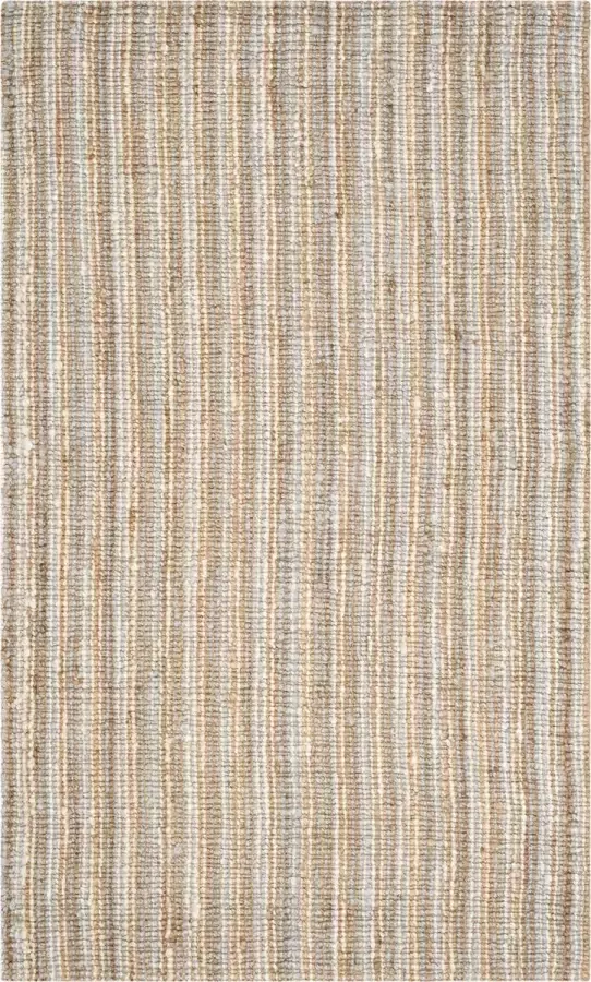 Safavieh Natural Fiber Indoor Hand Made Area Rug Natural Fiber Collectie NF447 in Grijs & Natuurlijk 183 X 274 cm