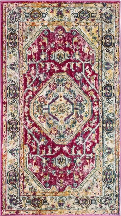 Safavieh Levendig Geweven Vloerkleed voor Binnen Savannah Collectie SVH684 in Violet & Multi 91 X 152 cm - Foto 2
