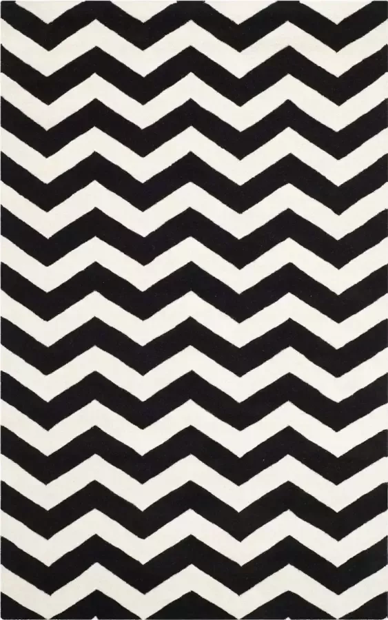 Safavieh Eigentijds Indoor Hand Getuft Vloerkleed Chatham Collectie CHT715 in Donkergrijs & Ivoor 152 X 244 cm - Foto 5