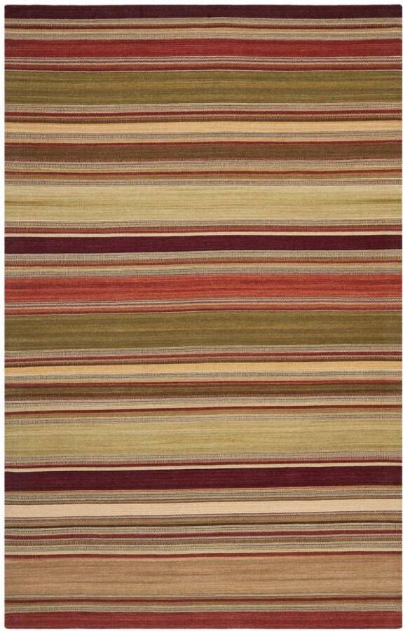 Safavieh Tribal Inspired Indoor Flatweave Vloerkleed Gestreepte Kelim Collectie STK313 in Rood 122 X 183 cm