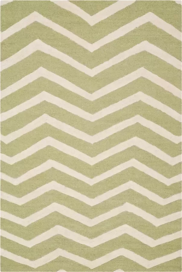 Safavieh Hedendaags Indoor Hand Getuft Vloerkleed Cambridge Collectie CAM714 in Grijs & Ivoor 152 X 244 cm - Foto 10