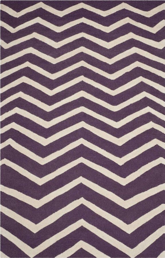 Safavieh Hedendaags Indoor Hand Getuft Vloerkleed Cambridge Collectie CAM714 in Grijs & Ivoor 152 X 244 cm - Foto 6