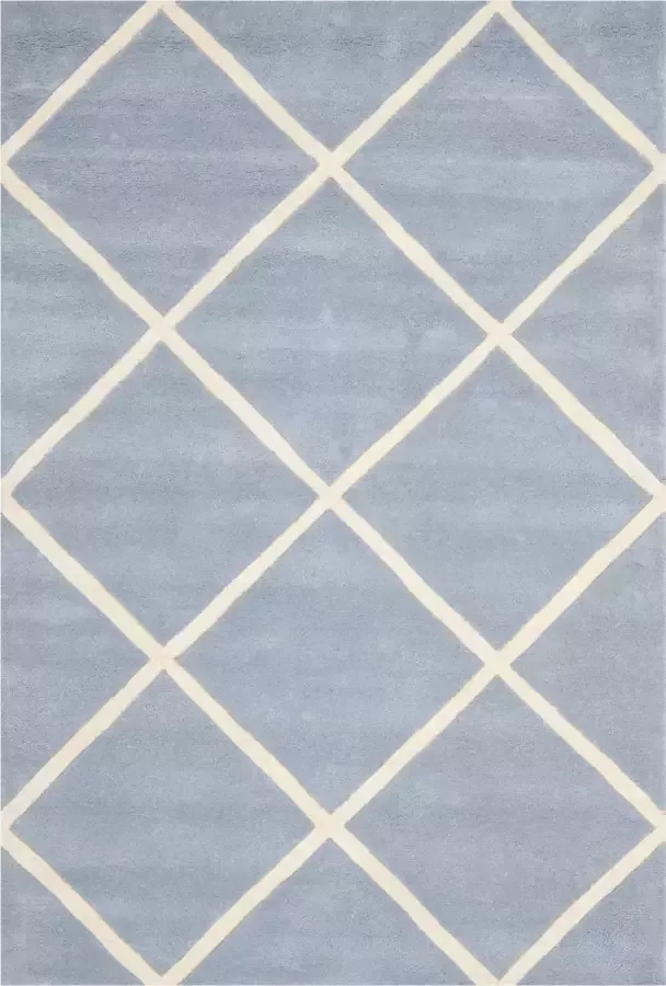 Safavieh Eigentijds Indoor Hand Getuft Vloerkleed Chatham Collectie CHT720 in Zwart & Ivoor 152 X 244 cm - Foto 3