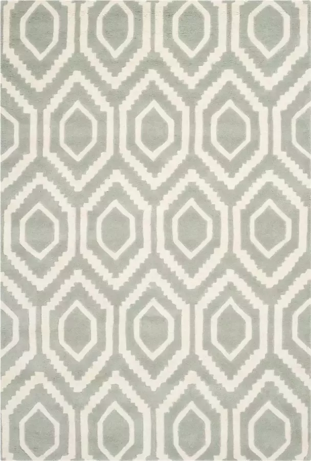 Safavieh Eigentijds Indoor Hand Getuft Vloerkleed Chatham Collectie CHT731 in Donkerblauw & Ivoor 152 X 244 cm - Foto 2