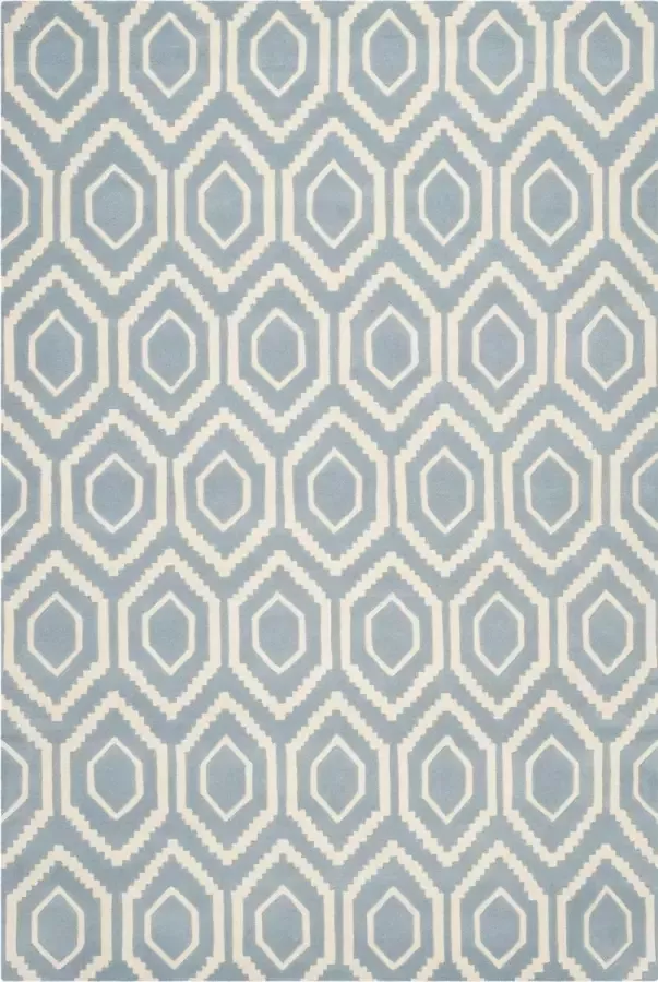Safavieh Eigentijds Indoor Hand Getuft Vloerkleed Chatham Collectie CHT731 in Donkerblauw & Ivoor 152 X 244 cm - Foto 4
