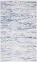 Safavieh Modern Abstract Geweven Vloerkleed voor Binnen Amelia Collectie ALA768 in Ivoor & Blauw 122 X 183 cm - Thumbnail 2