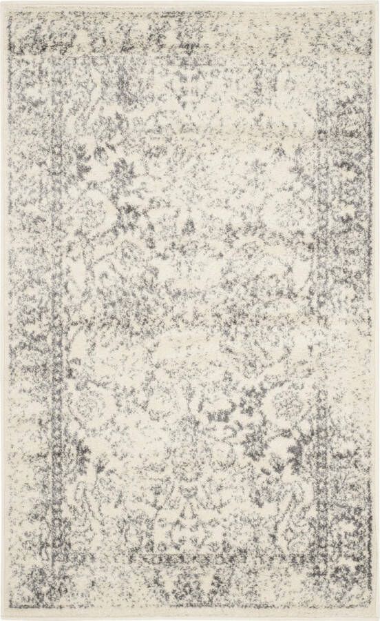 Safavieh Distressed Vintage Indoor Woven Area Rug Adirondack Collection ADR109 in Slate & Ivory 155 X 229 cm