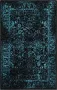 Safavieh Distressed Vintage Indoor Woven Area Rug Adirondack Collection ADR109 in Black & Teal 91 X 152 cm - Thumbnail 5