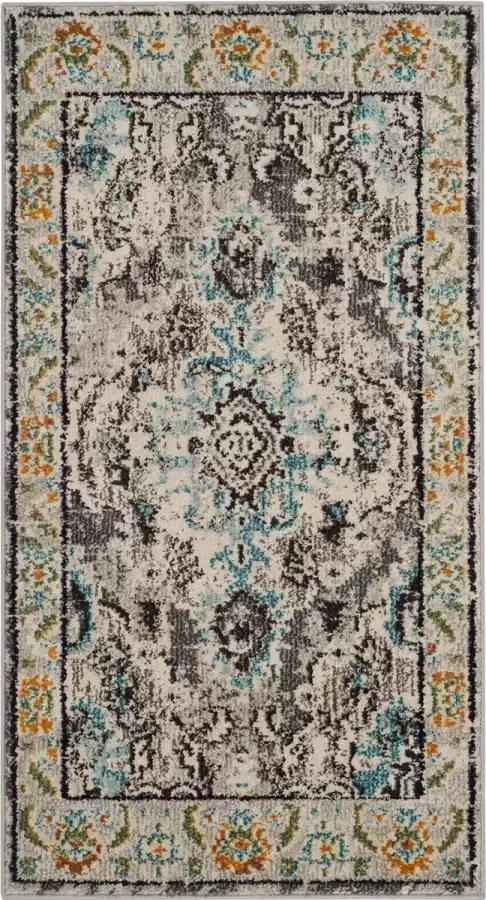 Safavieh Boho Chic Indoor Geweven Vloerkleed Monaco Collectie MNC243 in Bosgroen & Lichtblauw 66 X 183 cm - Foto 6