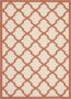 Safavieh Trellis Indoor Outdoor Woven Area Rug Courtyard Collection CY6903 in Navy & Beige 160 X 160 cm - Thumbnail 2