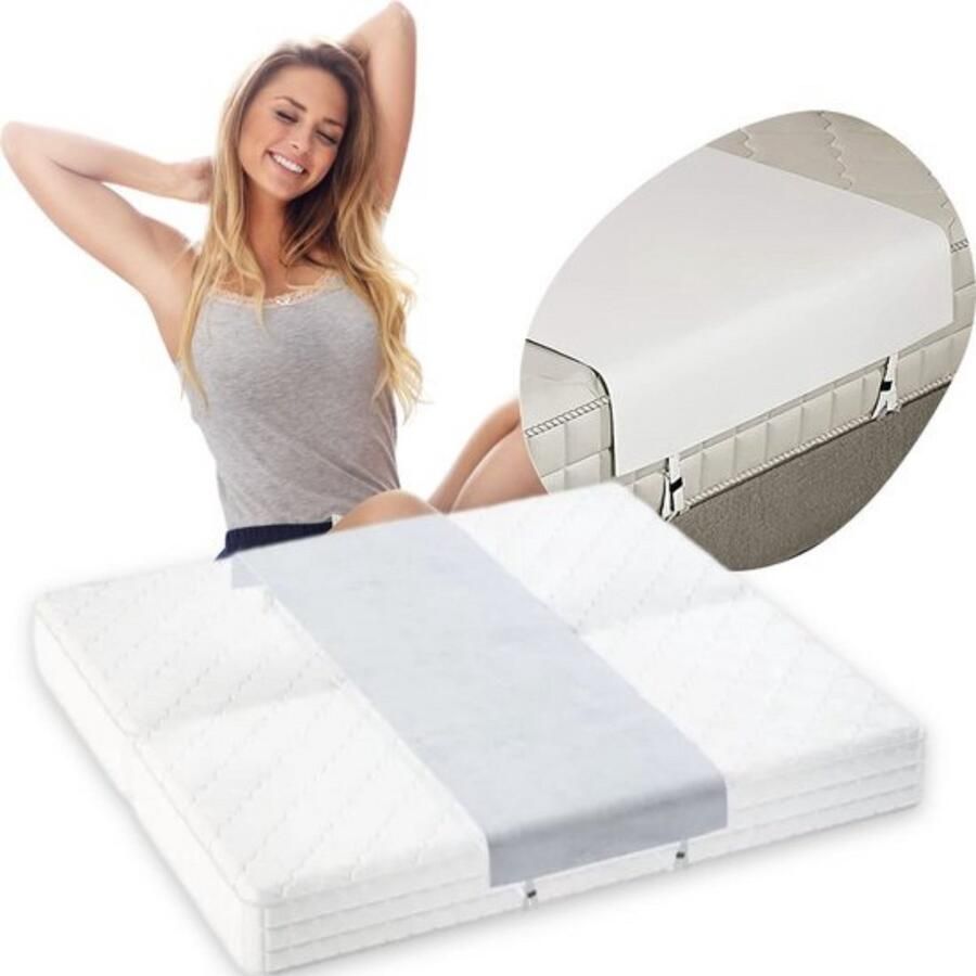 Safero Matraswig Bedbinder Liefdesbrug Matrasbinder Houdt 2 Matrassen bij Elkaar Geschikt voor ieder Bed