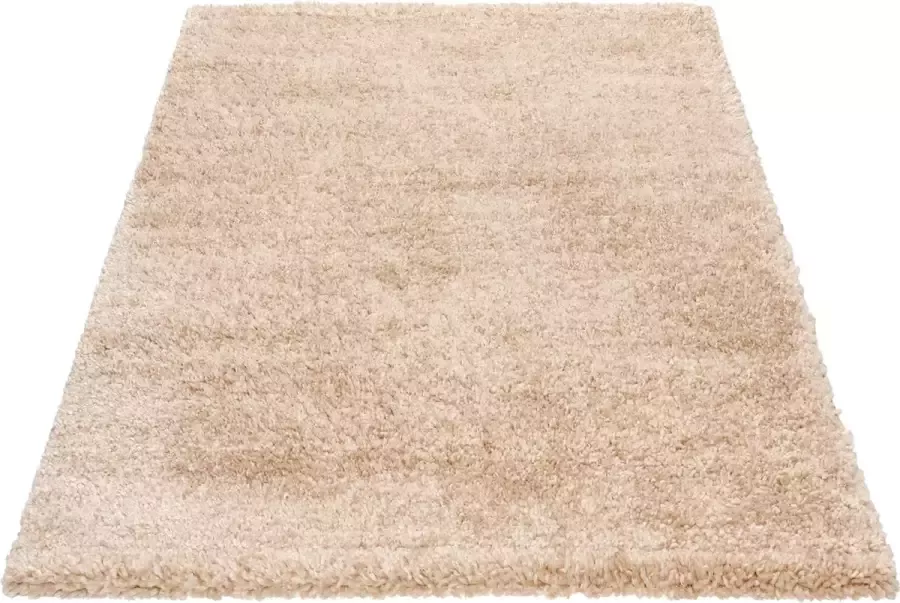 Sehrazat Vloerkleed Home affaire Hoogpolig vloerkleed Shaggy 30 geweven woonkamer beige 120X170