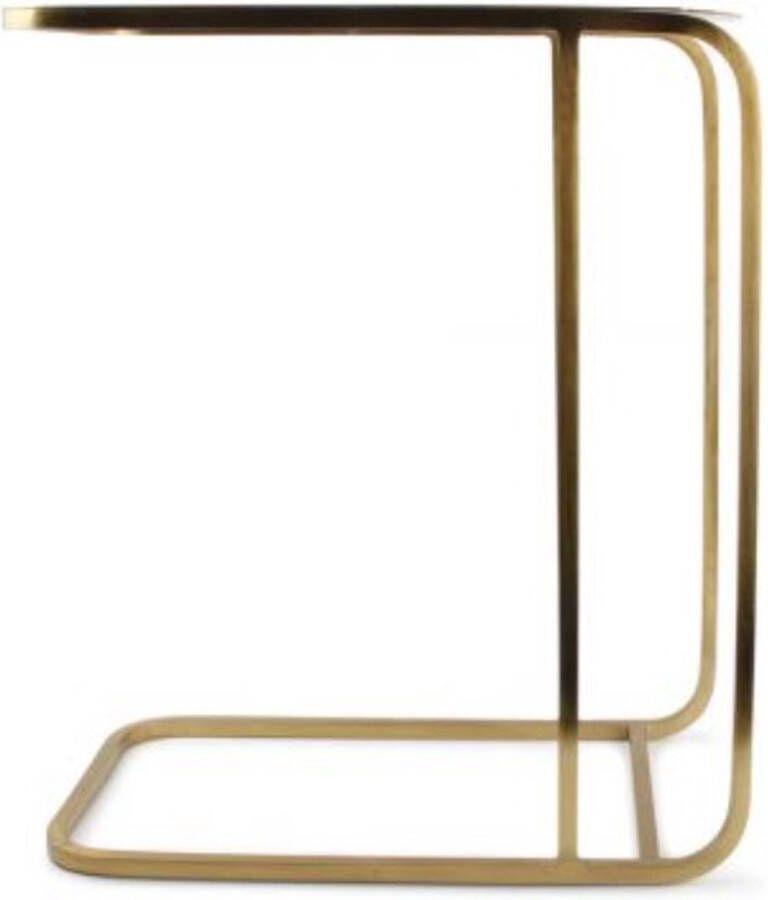 S|P Collection Bijzettafel 43x25xH50cm goud Ivy