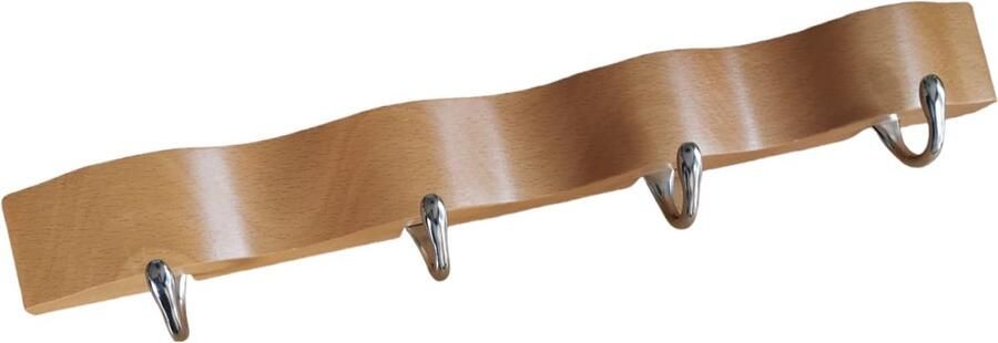 SAM Kapstok Golvend -4 haken verchroomd