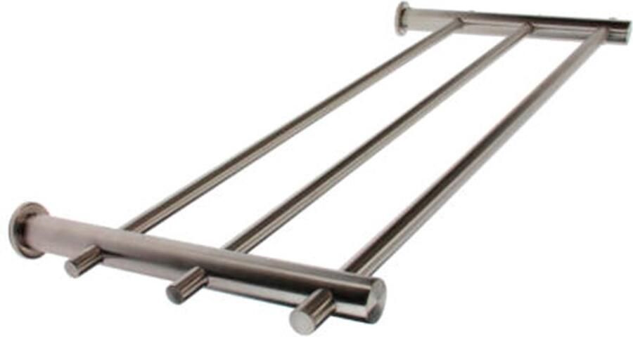 SAM Wandgarderobe inox RVS