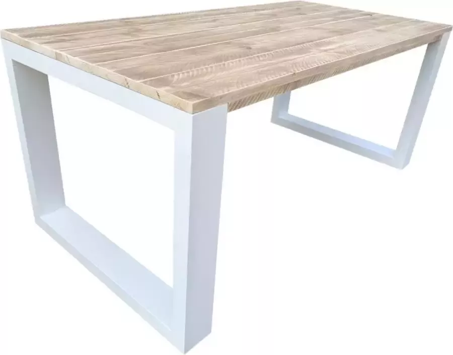 Sanderswoodworks New Orleans Eettafel 180Lx90Bx78H cm wit