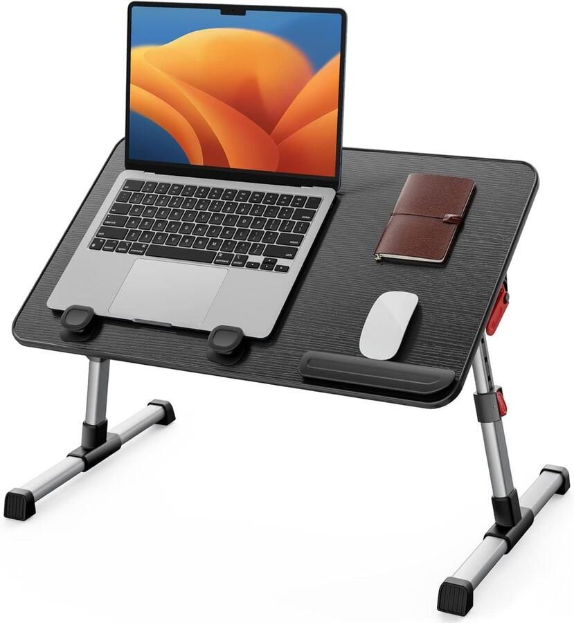 Sans Marq Bedtafel Cara Laptoptafel kussen Tafeltje voor op bed Zwart - Foto 2