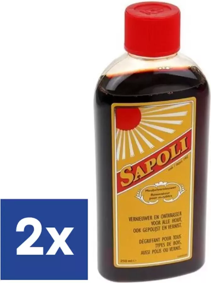 Sapoli Meubelvernieuwer Donker 2 x 250ml