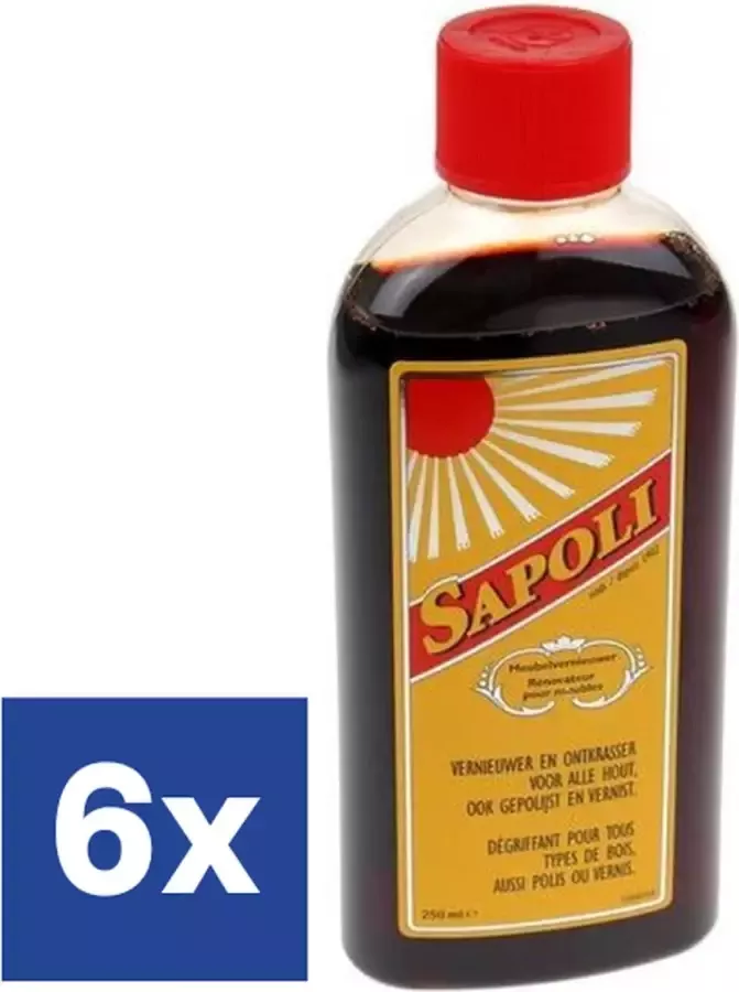 Sapoli Meubelvernieuwer Donker 6 x 250ml