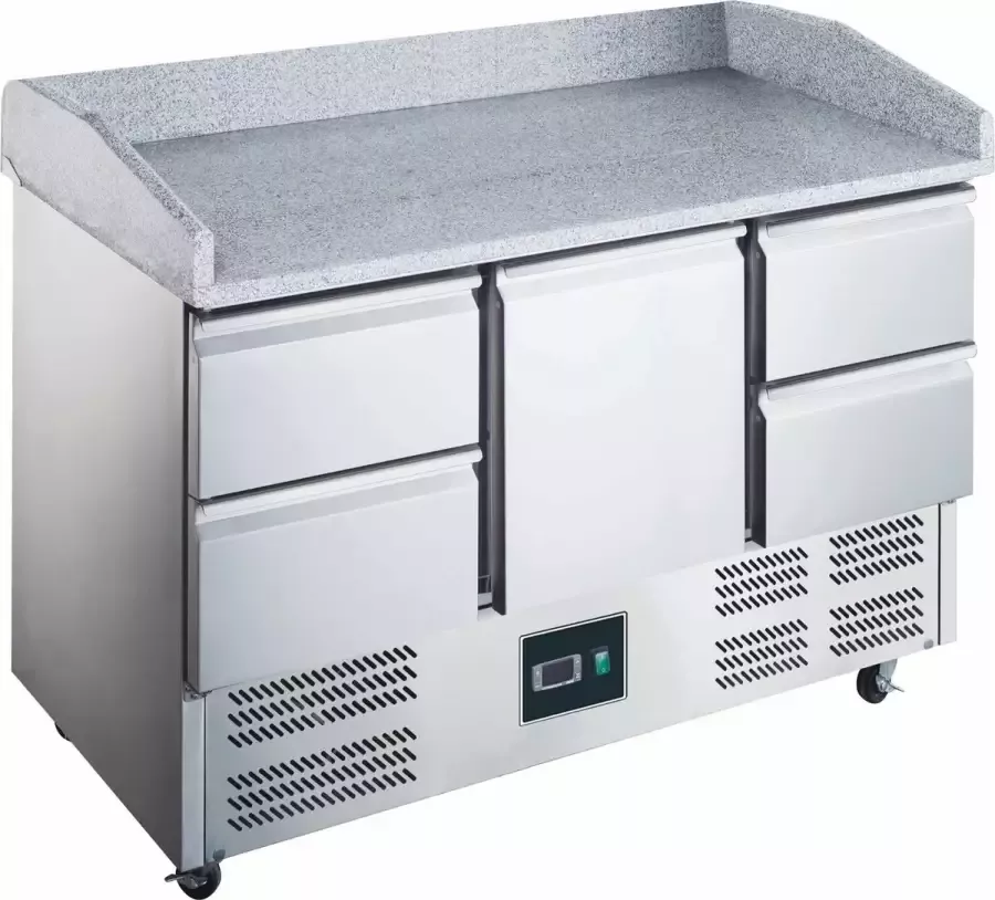 Saro Pizza Preparation Table With Glass Top Model Es 903 Pz 1 4 465-1080