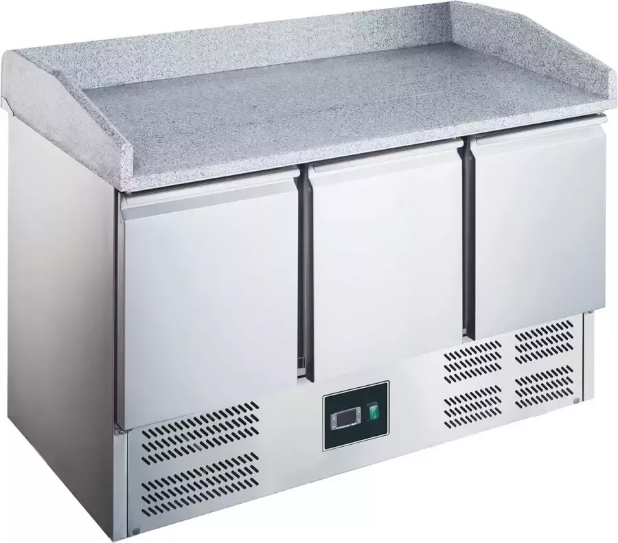 Saro Pizza Preparation Table With Glass Top Model Es 903 Pz 465-1070