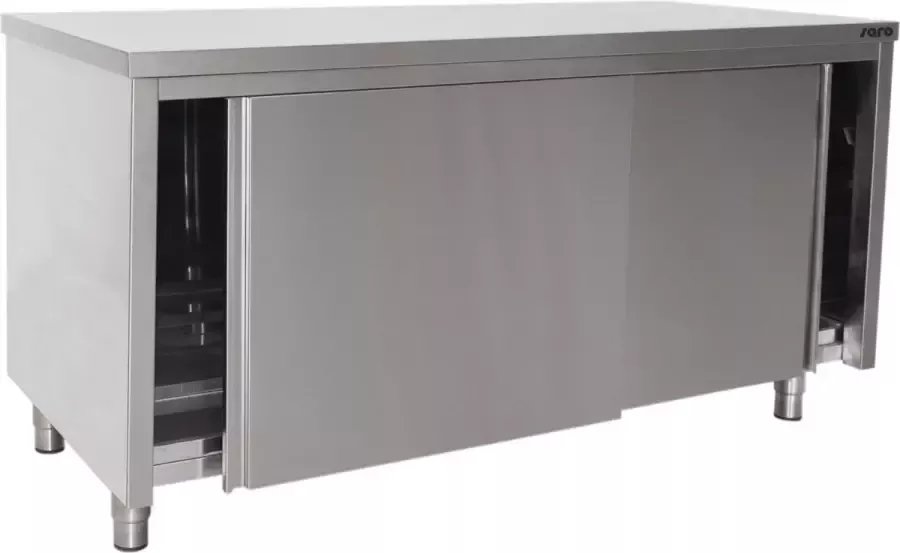 Saro roestvrijstalen wandkast schuifdeur 700 mm diepte 1200 mm 700-2005