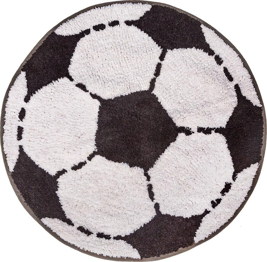 Sass & Belle Tapijt voetbal 58cm. Sass&belle