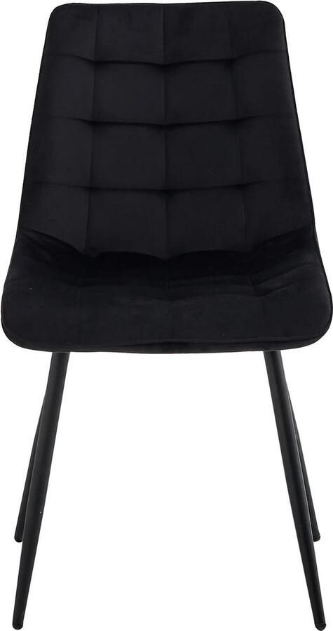 Sattire Stoelen Eetkamerstoelen Modern Minimalistisch Fluwelen Gewatteerd Metalen Poten Set Van 4 Donker Grijs Woonkamer Stoelen
