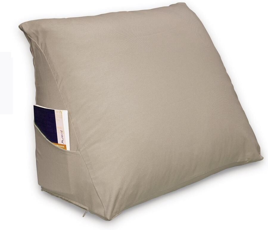 Savanne Leeskussen Hoes Kussensloop Zand Geschikt voor Ten Cate Leeskussen voor in bed Zitkussen Lekker Lui Lezen Kussen