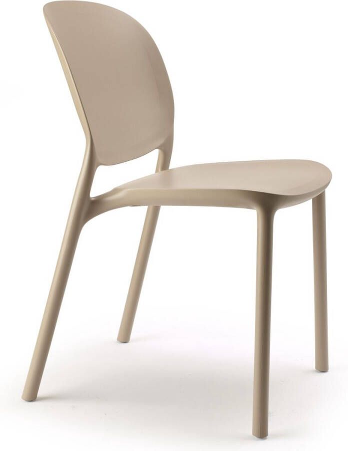 Scab Hug Stoel Set Van 6 Duifgrijs