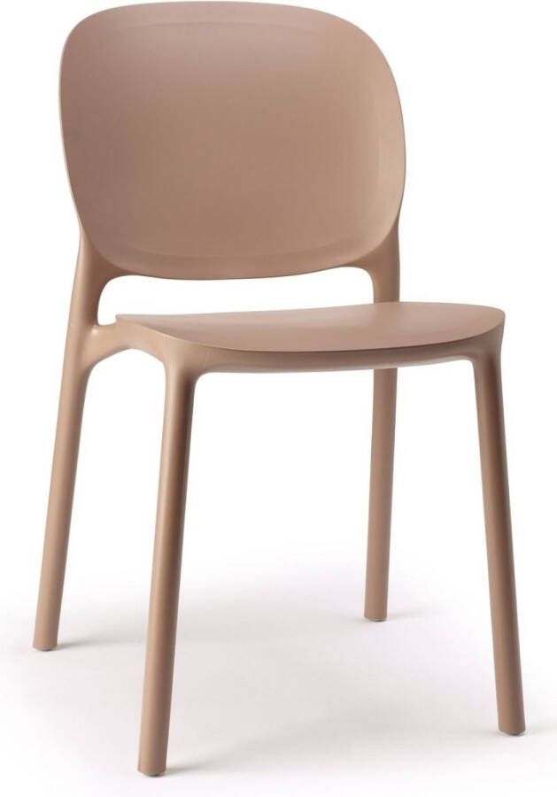 Scab Hug Stoel Set Van 6 Karamel