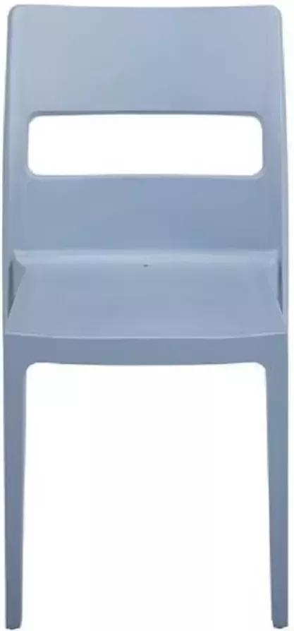 S•CAB Designstoel terrasstoel campingstoel SAI in lichtblauw van het Italiaanse . Verpakt per 6 stuks en 5 jaar garantie!