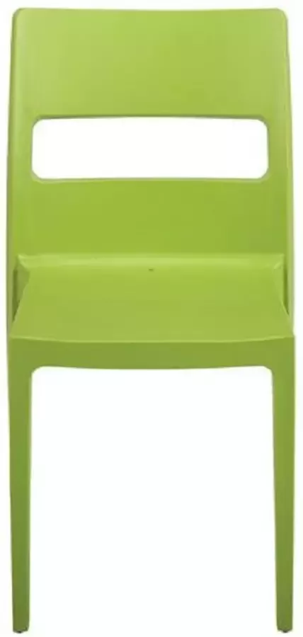 S•CAB Designstoel terrasstoel campingstoel SAI in lichtgroen van het Italiaanse . Verpakt per 6 stuks en 5 jaar garantie! - Foto 2