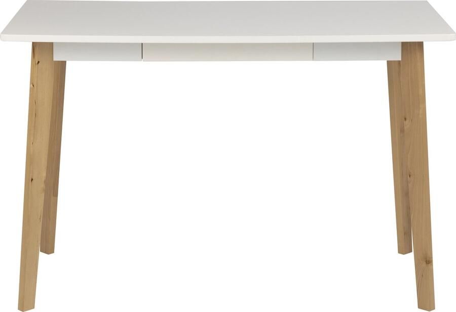 Leen Bakker Bureau Aalborg wit 75 5x117x58 cm