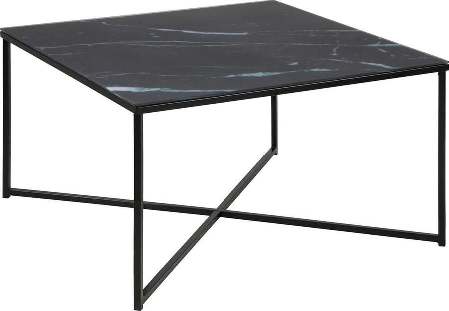 Scandes Salontafel Ostana zwart 80x80x45 cm Leen Bakker - Foto 2