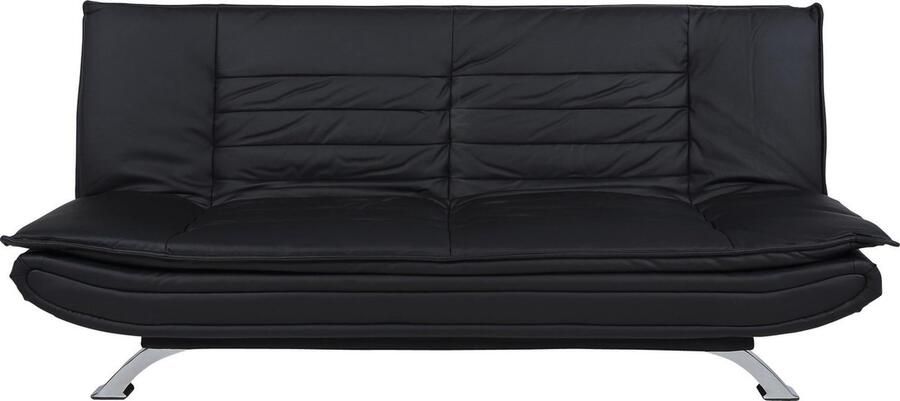 Giga Living Slaapbank Zwart PU Leer 196x98x91cm Grona - Foto 3