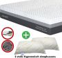 SCARNATTI Comfort Matrassen 27cm extra dik 160 x 200 cm Bamboe Matras Koudschuim Traagschuim 2in1 CoolGel 7 zone Groene Thee Nasa met kussens - Thumbnail 4