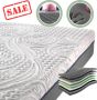 SCARNATTI Cool Gel Memory Foam matras 18 cm 160 x 200 cm 7-zones visco-elastisch en koudschuimmatras verrijkt met groene thee en bamboe houtskool Zero-Partner-Disturbance 2-in-1 - Thumbnail 5