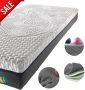 SCARNATTI Cool Gel Memory Foam matras 18 cm 90 x 200 cm 7-zones visco-elastisch en koudschuimmatras verrijkt met groene thee en bamboe houtskool Zero-Partner-Disturbance 2-in-1 - Thumbnail 4